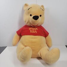 Vintage 90s Disney Winnie the Pooh Bear Plush 22” Large Cuddly Stuffed Animal picture