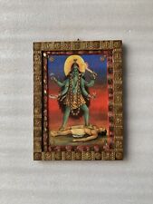Vintage God Photo Frame, Maa Tara Mahavidya Indian Hindu Goddess Photo-8.5x11.5