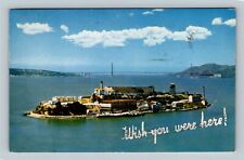 Alcatraz Island CA, Wish You Were Here, California c1956 Vintage Postcard picture
