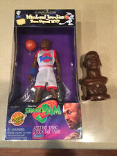 Michael Jordan Space Jam figurine and MJ Bust picture
