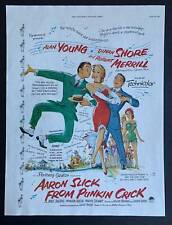 Vintage 1952 Paramount Pictures “Aaron Slick from Punkin Crick” Film Print Ad picture