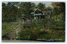 1922 Summer Home JP Salzer Eagle Bluff La Crosse Wisconsin WI Vintage Postcard picture