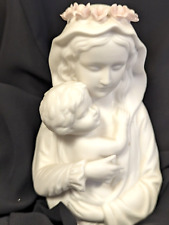 Vintage Madonna Child Thin Porcelain 5in Figurine Lenwile Ardalt Virgin Mary picture