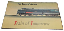1947 GENERAL MOTORS TRAIN OF TOMORROW FOLD OUT BROCHURE picture