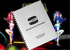 IGT S - PLUS S+ Slot Machine Service & Troubleshooting Guide Owners Manual 1995 picture