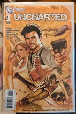UNCHARTED #1 ADAM HUGHES COVER ART VARIANT DC COMICS Nathan Drake HTF VG+ picture