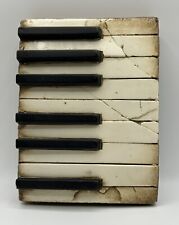 Sid Dickens Memory Block T-45 Piano Keys Poured Plaster Hand Painted Vancouver picture