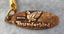 Vintage Hotel Thunderbird Casino Las Vegas Copper Key chain ring fob NICE RARE picture