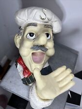Chef Wine Holder Collectable Vintage Figurine picture