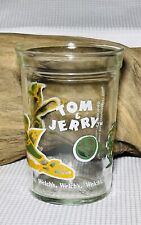 Jelly Jar, Vintage, Tom & Jerry 1991 Welch's Glass Jar Tom & Jerry Baseball 4” picture