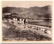 China, Execution of Namoa Pirates at Kowloong Vintage Print, Albumin Print picture
