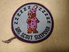 PATCH GSA Girl Scouts Scout Sleepover ZZZ picture