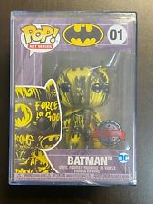 FUNKO POP DC BATMAN 01 ARTIST SERIES BLACK YELLOW SPECIAL EDITION - IN HAND picture