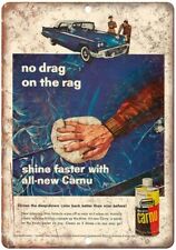 Johnson's Car Wax Carnu Vintage Auto Ad Reproduction Metal Sign A209 picture