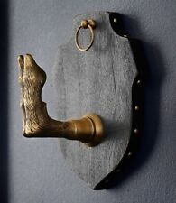 Ken Fulk Hoof Hook Brass Cast Wall Piece Limited & Rare x Pottery Barn In EUC picture