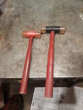 Vintage Stanley Soft Face Hammers No 594 595 picture