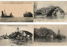 DISASTERS SHIPPING FRANCE 41 Vintage Postcads Pre-1940 (L4286) picture