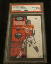 Peyton Manning NFL QB Great signed autographed psa slabbed card picture
