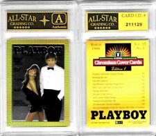 Donald Trump 1995 Playboy Chromium Cover Cards #85 Card GRADED ASG AUTHENTIC #BK picture