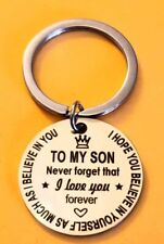 To my son I Love You Keychain picture