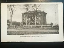 Vintage Postcard 1901-1907 Memorial Hall Old Deerfield Academy Deerfield Mass. picture