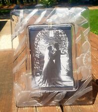 Vintage Fifth Avenue Crystal Edged Floral 3D Wedding Picture Frame picture