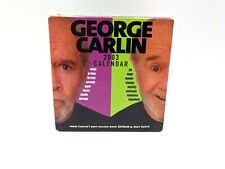George Carlin 2003 Calendar From Best Selling Napalm & Silly Putty New Open Box picture