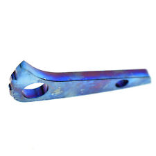1PC Toasted Blue Anodized Titanium Back Spacer Fit For Spyderco Paramilitary 2 picture