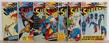 SUPERMAN 259 260 263 264 265 267 269 DC Comics Lot 1972-1973  picture