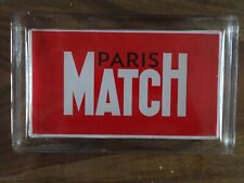 New pos paris match under glass empty coin pocket pick up Ashtray magazine picture