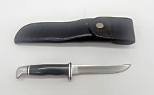 Vintage 1972 - 1986 Buck 105 Pathfinder Knife W Sheath Pre-owned Solid picture