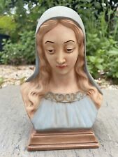 Vintage Mary Madonna Statue Bust 1964 picture