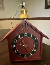 Vintage Rare Ingraham Exclusive Design by Sunberg Ferar School House Alarm Clock picture