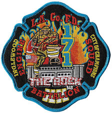 LA County Station 171 Inglewood City of Champs The Rock Black NEW Fire Patch picture