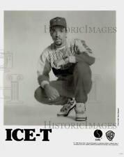 1989 Press Photo Rapper Ice-T - ttp22727 picture