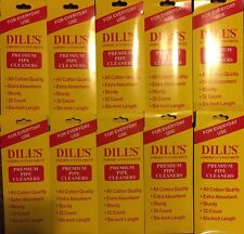 Dill's Premium Pipe Cleaners Absorbent Sturdy Cotton 6