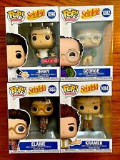 SET NEW 4 x Funko POP Seinfeld Jerry Target Exclusive 1096 GEORGE Elaine KRAMER picture