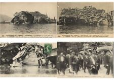 SHIPPING SHIPS BOAT CATASTROPHES DISASTERS 23 Old Pcs. Mostly pre-1940 (L6133) picture