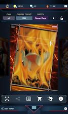 Topps Marvel Collect Digital SUPER RARE BLACK WIDOW FIRE & FLAMES TURN UP THE... picture