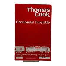 July 1987 Thomas Cook Continental Railway & Local Shipping Services Guide picture