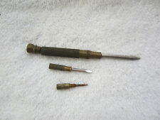 Vintage Screw Driver  3 in one screw driver ******************* item #  J 487 picture