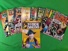 Judge Dredd/Eagle Comics/Lot Of 9/Includes 1 Issue Quality Comics 1985 picture