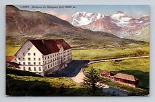 DB Postcard Photoglob Switzerland Hospice Hospiz Simpion Swiss Alps picture