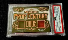 MATTHEW PERRY RARE 2021 LEAF METAL POP CENTURY DUOS COURTNEY COX RELIC PSA 8 picture