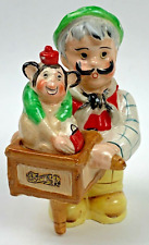 Vintage Shafford Monkey and Organ Grinder Salt and Pepper Shakers picture