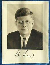 John F Kennedy Photo 5.5x7 Card Stock JFK Black and White No COA picture