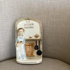 Vintage The Kitchen Madonna Ceramic Wall Plaque picture