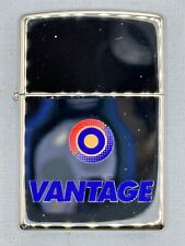 Vintage 1997 Vantage Cigarettes Logo High Polish Chrome Zippo Lighter NEW picture