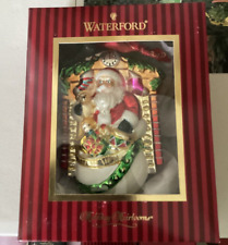 WATERFORD HOLIDAY HEIRLOOM “SANTA ARRIVES” ORNAMENT (43.5.43) picture