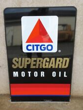 Vintage Citgo SUPERGARD Motor Oil Gas Station Sign Street Talker Stout A picture